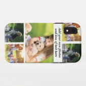 Coques Case-Mate iPhone Faites votre propre collage photo et texte (Dos (Horizontal))