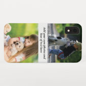 Coques Case-Mate iPhone Faites votre propre collage photo et texte (Dos (Horizontal))
