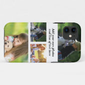 Coques Case-Mate iPhone Faites votre propre collage photo et texte (Dos (Horizontal))