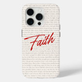 Coques Case-Mate iPhone Faith Bible Verse Christian Phone Case pour les fe (Verso)