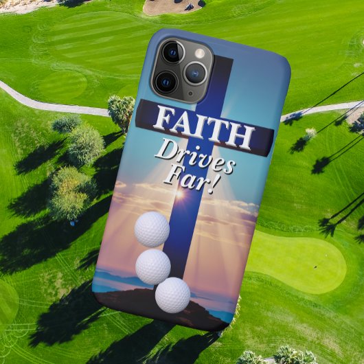 Coques Case-Mate iPhone Faith Drives Far Golf 