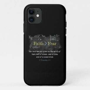 Case-Mate iPhone Case Faith > Fear 2 Timothée 1:7 Christian Verse Math