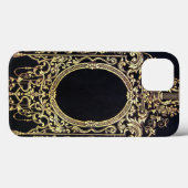 Coques Case-Mate iPhone Falln Ornate Gold Frame (Parfait pour un Monogramm (Verso (horizontal))