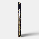 Coques Case-Mate iPhone Falln Ornate Gold Frame (Parfait pour un Monogramm (Verso / Gauche)