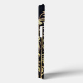 Coques Case-Mate iPhone Falln Ornate Gold Frame (Parfait pour un Monogramm (Verso / Droite)