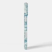 Coques Case-Mate iPhone Falmouth toile paon (Verso / Droite)