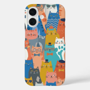 COQUES iPhone 16 FAMILLE DE CHATS