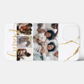 Coques Case-Mate iPhone Famille de collage de photos et de textes personna (Verso (horizontal))
