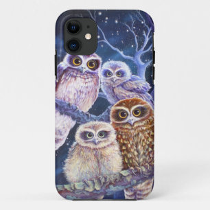 Coques Pour iPhone Famille de hibou de Boobook