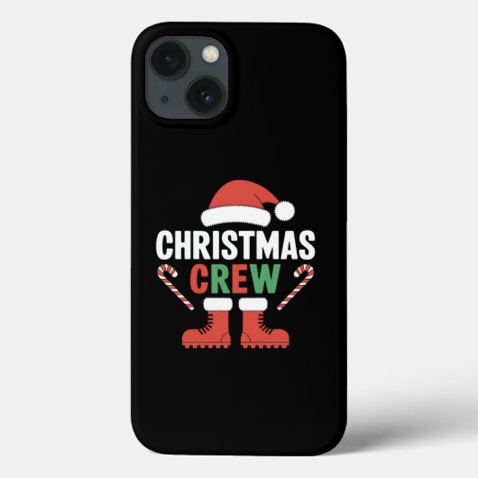 Coques Case-Mate iPhone Famille de jumelage Noël Crew Xmas Tree (Verso)