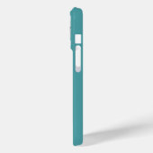 Coques Case-Mate iPhone Famille de polices Photo Sarcelle (Verso / Gauche)