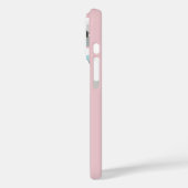 Coques Case-Mate iPhone Famille de polices Script Photo Rose Blush (Verso / Gauche)