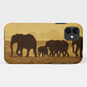 Coques Case-Mate iPhone Famille d'éléphant (Dos (Horizontal))