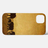 Coques Case-Mate iPhone Famille d'éléphant (Verso (horizontal))