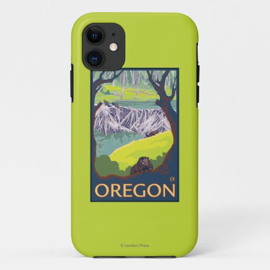Coques Case-Mate iPhone Famille des castors (Dos)
