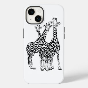 Coque Pour iPhone 14 Famille Giraffe
