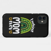 Coques Case-Mate iPhone Famille la plus chanceuse de maman jamais St Patri (Dos (Horizontal))
