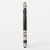 Coques Case-Mate iPhone Famille Marbre blanc texte personnalisé 3 Collage  (Dos/Gauche)