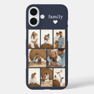 Coques iPhone 16 Plus Famille Moderne 8 Photo Gris