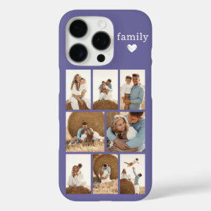 Coques iPhone 16 Pro Famille Moderne 8 Photo Violet