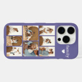 Coques Case-Mate iPhone Famille Moderne 8 Photo Violet (Verso (horizontal))