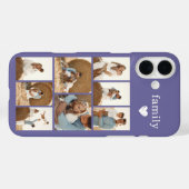 Coques Case-Mate iPhone Famille Moderne 8 Photo Violet (Verso (horizontal))