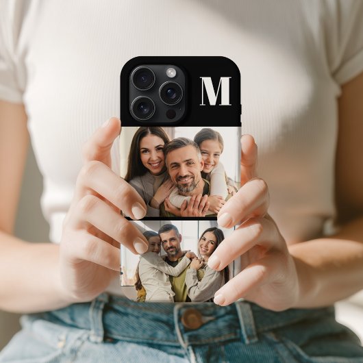 Coques Case-Mate iPhone Famille personnalisée 2 Photo & Monogramme
