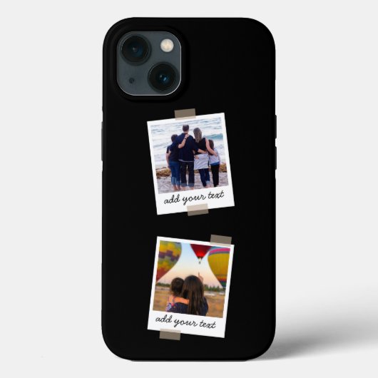 Coques Case-Mate iPhone Famille personnalisée 4 Photo Collage personnalisé (Verso)