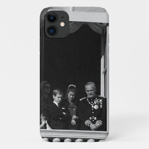 Case-Mate iPhone Case Famille princière de Monaco vintage sur le balcon