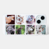 Coques Case-Mate iPhone Family Pet 7 Carré Photo Collage (Verso (horizontal))