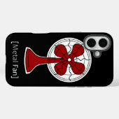 Coques Case-Mate iPhone Fan de métal (Verso (horizontal))