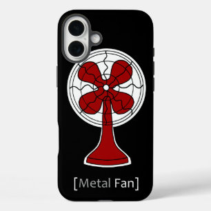 Coques iPhone 16 Plus Fan de métal