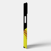 Coques Case-Mate iPhone Fan de softball (Verso / Droite)