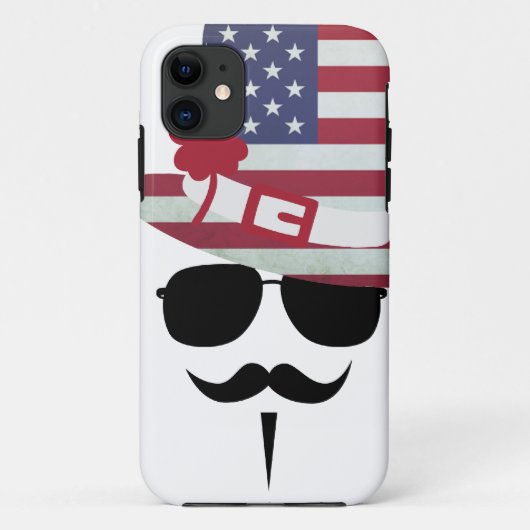 Coques Case-Mate iPhone Fan with Mustache (Dos)