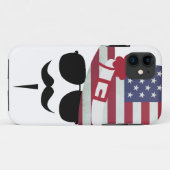 Coques Case-Mate iPhone Fan with Mustache (Dos (Horizontal))