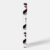 Coques Case-Mate iPhone Fancy Black Cats Quirky Motif Monogramme (Verso / Droite)