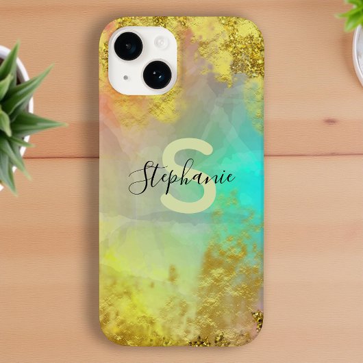 Coques Case-Mate iPhone Fancy Glam Abstrait Gold Parties scintillant de ré