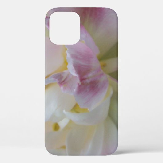 Coques Case-Mate iPhone Fancy rose et blanc Tulipe (Verso)