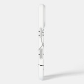 Coques Case-Mate iPhone Fancy Tourbillonnant Flourished Love Calligraphie (Verso / Droite)