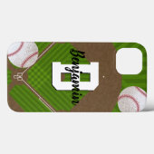 Coques Case-Mate iPhone Fans de baseball (Verso (horizontal))