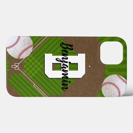 Coques Case-Mate iPhone Fans de baseball (Verso (horizontal))