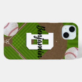 Coques Case-Mate iPhone Fans de baseball (Verso (horizontal))
