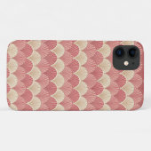 Coques Case-Mate iPhone Fans Pink Mid-Century (Dos (Horizontal))