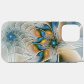Coques Case-Mate iPhone Fantaisie abstraite et aérienne d'art fractal avec (Verso (horizontal))