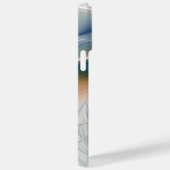 Coques Case-Mate iPhone Fantaisie abstraite et fractale avec du bleu (Verso / Droite)
