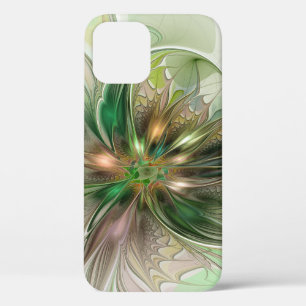 Case-Mate iPhone Case Fantaisie Abstraite Moderne Fleur Fractale Colorée