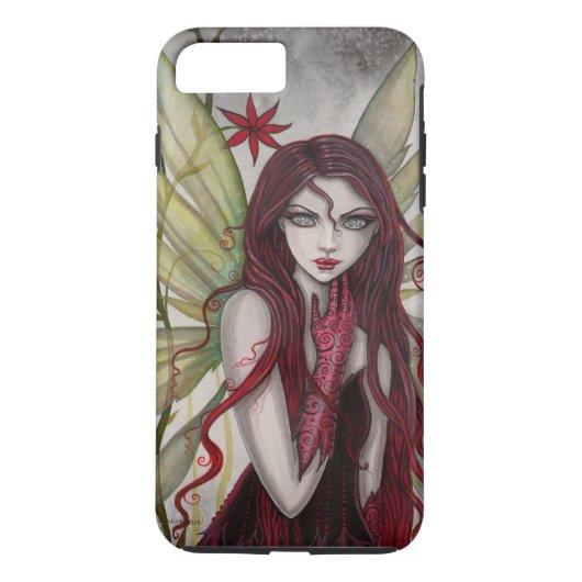 Coques Case-Mate iPhone Fantaisie de fée écarlate par Molly Harrison (Dos)