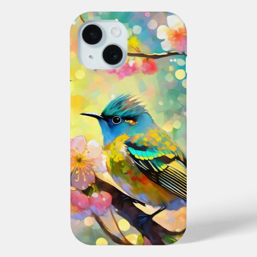 Coques Case-Mate iPhone Fantaisie de floraison de cerisier Lever de soleil (Verso)