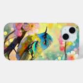 Coques Case-Mate iPhone Fantaisie de floraison de cerisier Lever de soleil (Verso (horizontal))