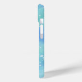 Coques Case-Mate iPhone Fantaisie de monogramme aquarelle Moderne Minimali (Verso / Gauche)